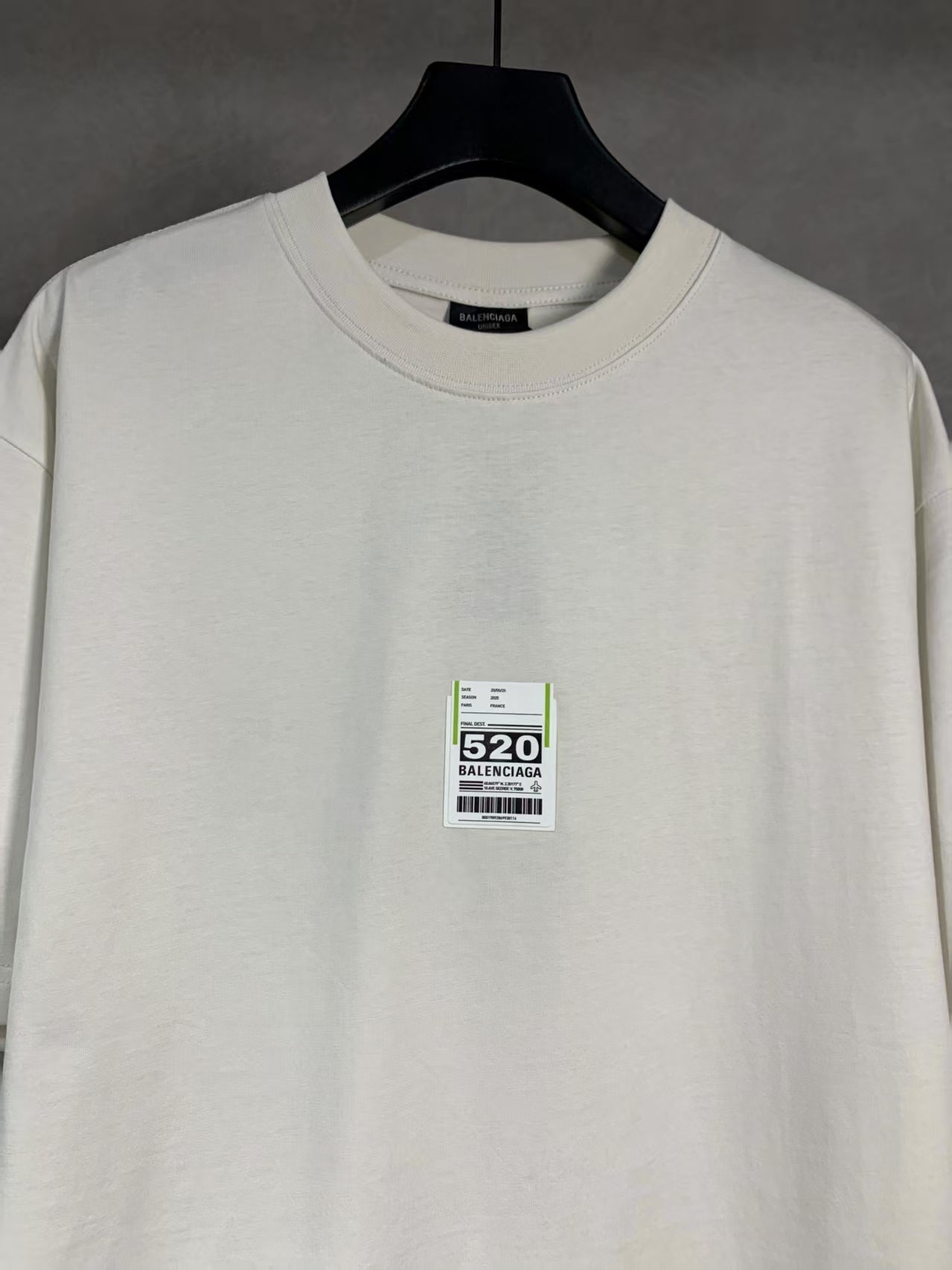 Men's round neck short sleeved T-shirt