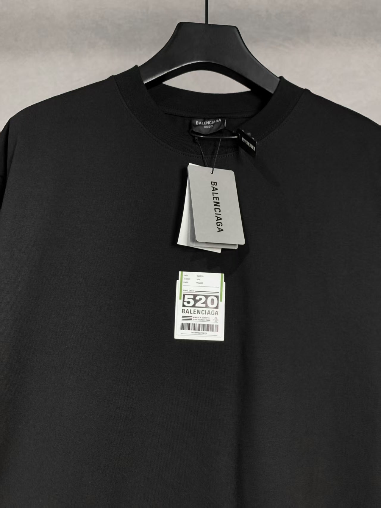 Men's round neck short sleeved T-shirt