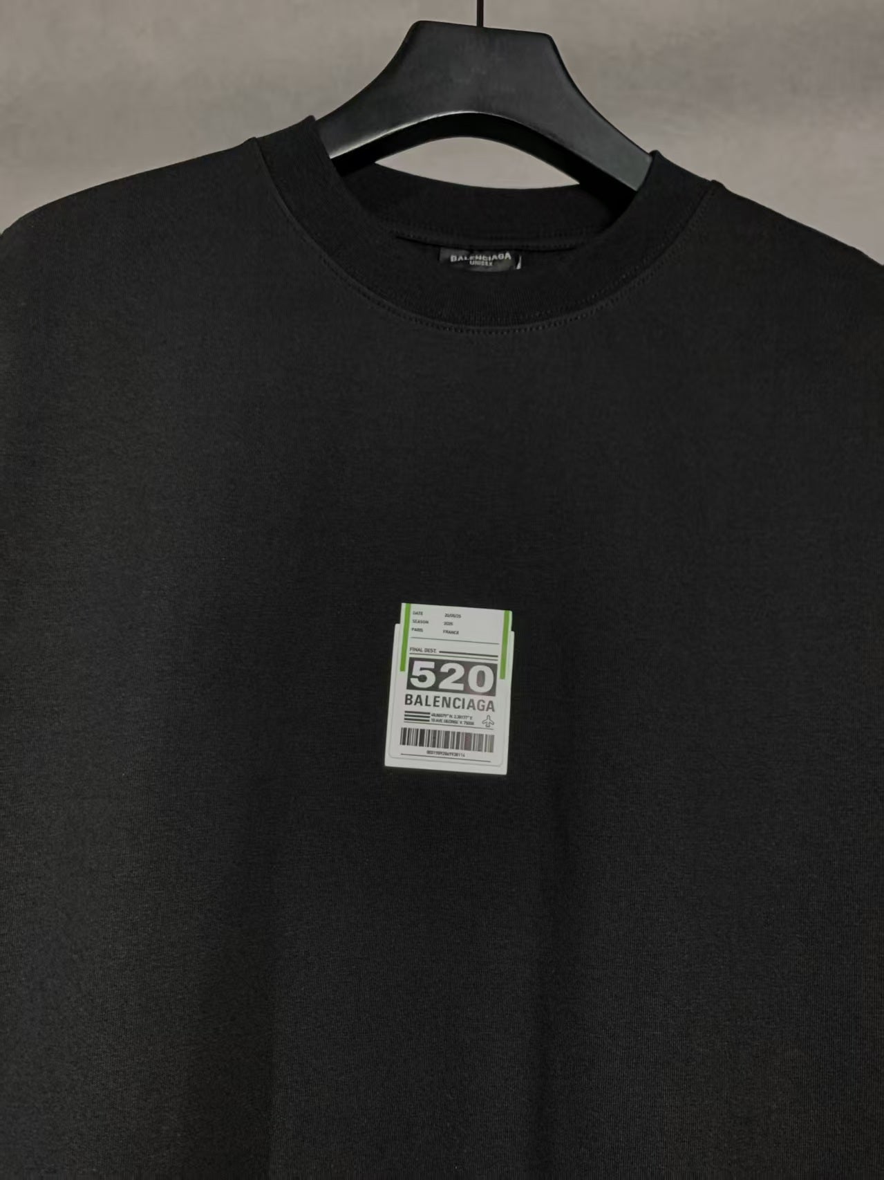 Men's round neck short sleeved T-shirt