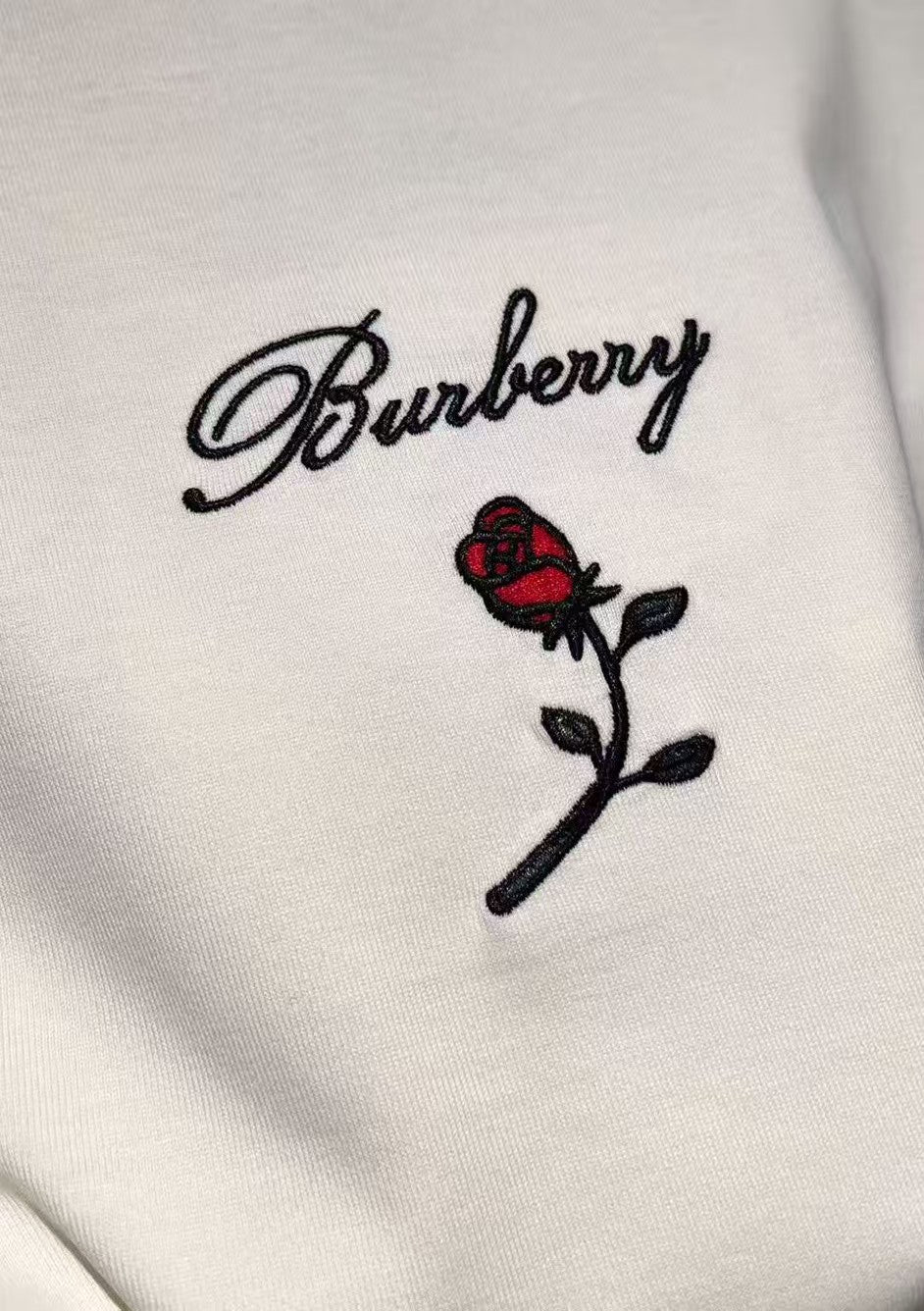 Men's embroidered short sleeved T-shirt