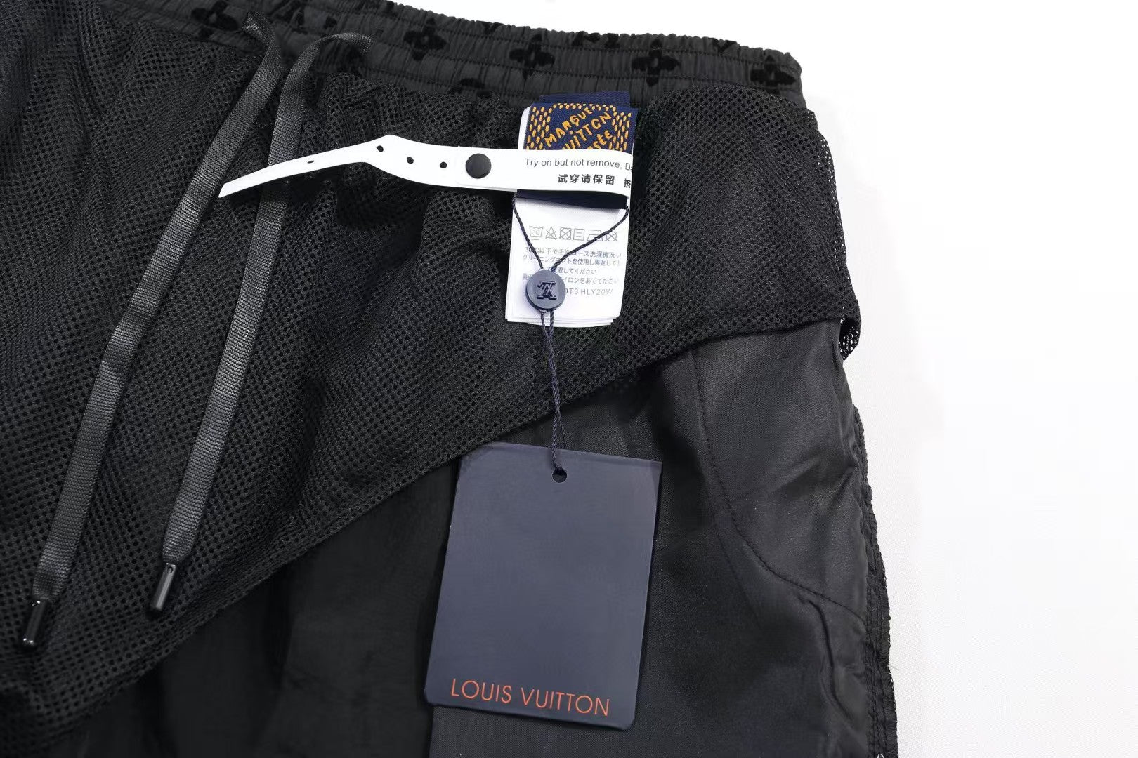 Fleece printed shorts