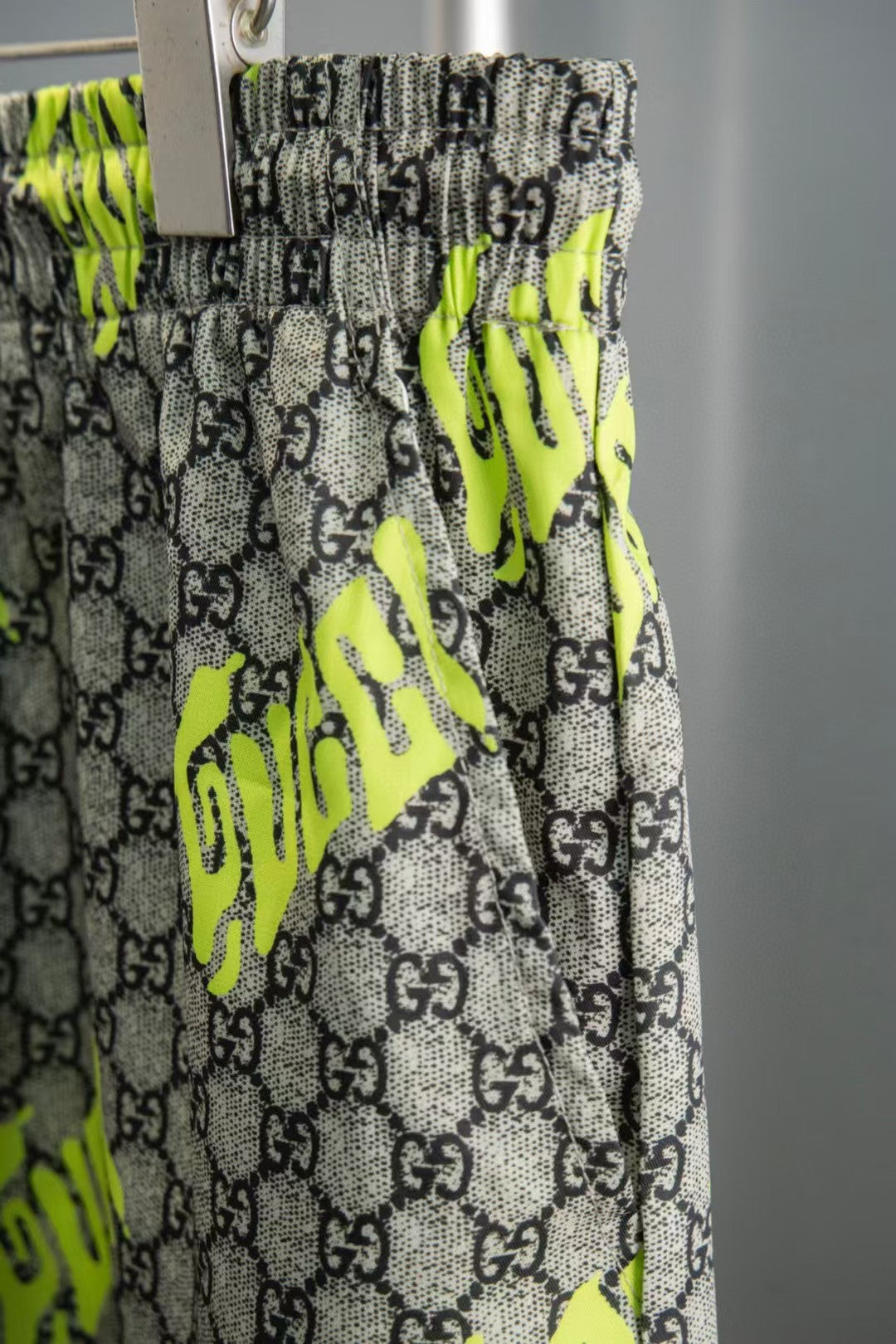 Printed drawstring shorts