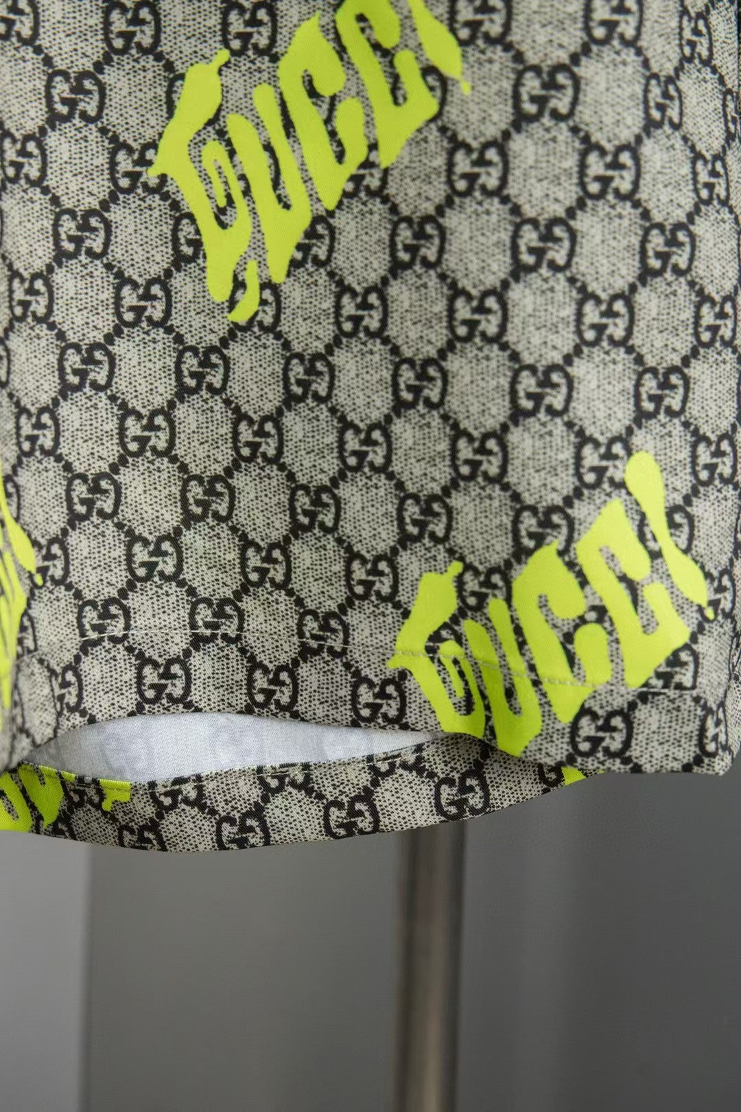 Printed drawstring shorts