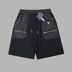 New shorts with pocket splicing hardware shorts