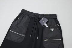 New shorts with pocket splicing hardware shorts