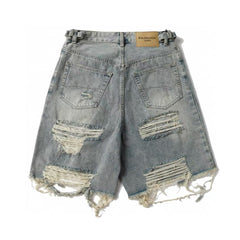 Wear out nostalgic denim shorts for both men and women