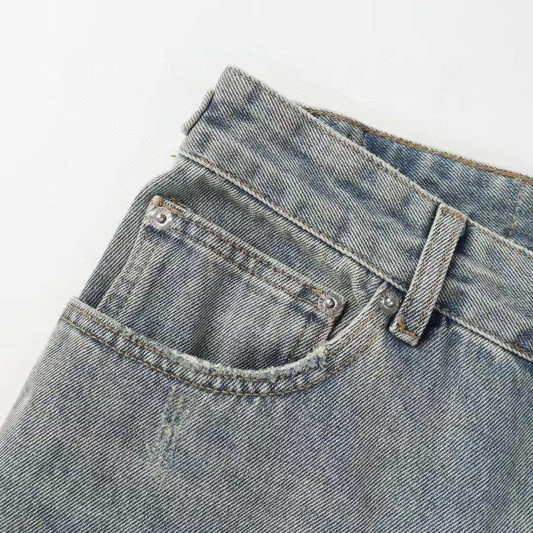 Wear out nostalgic denim shorts for both men and women