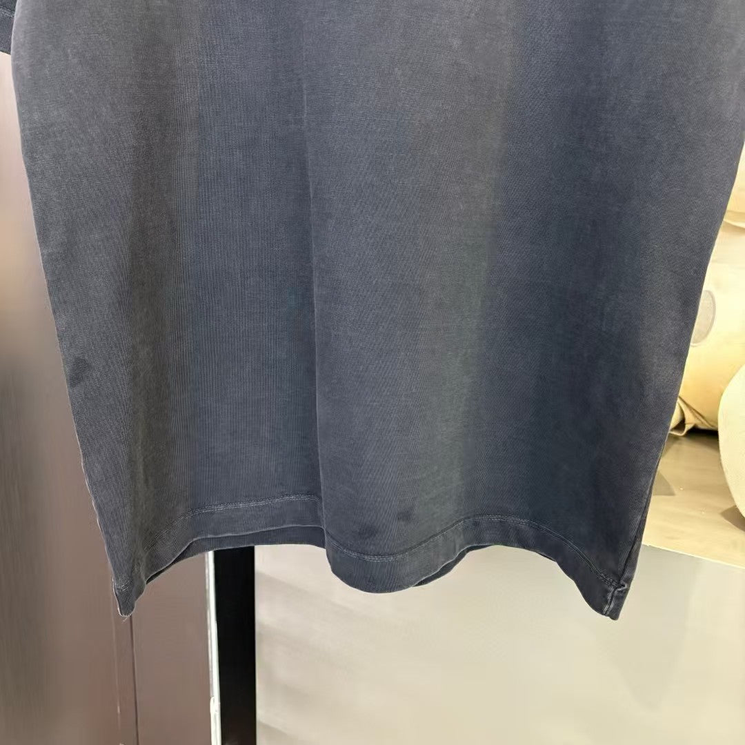 Men's round neck short sleeved T-shirt