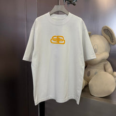 Men's round neck short sleeved T-shirt