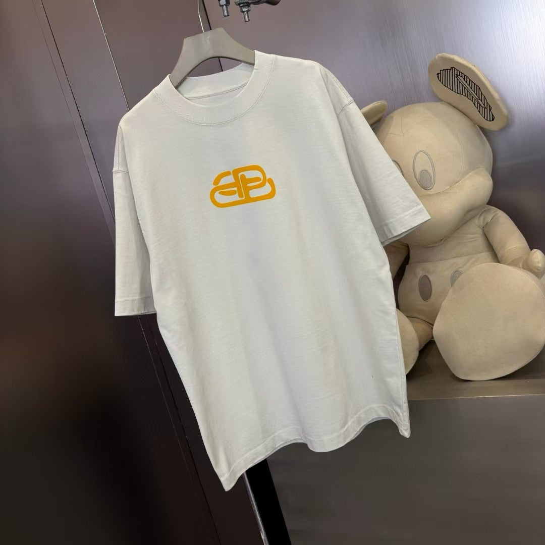 Men's round neck short sleeved T-shirt