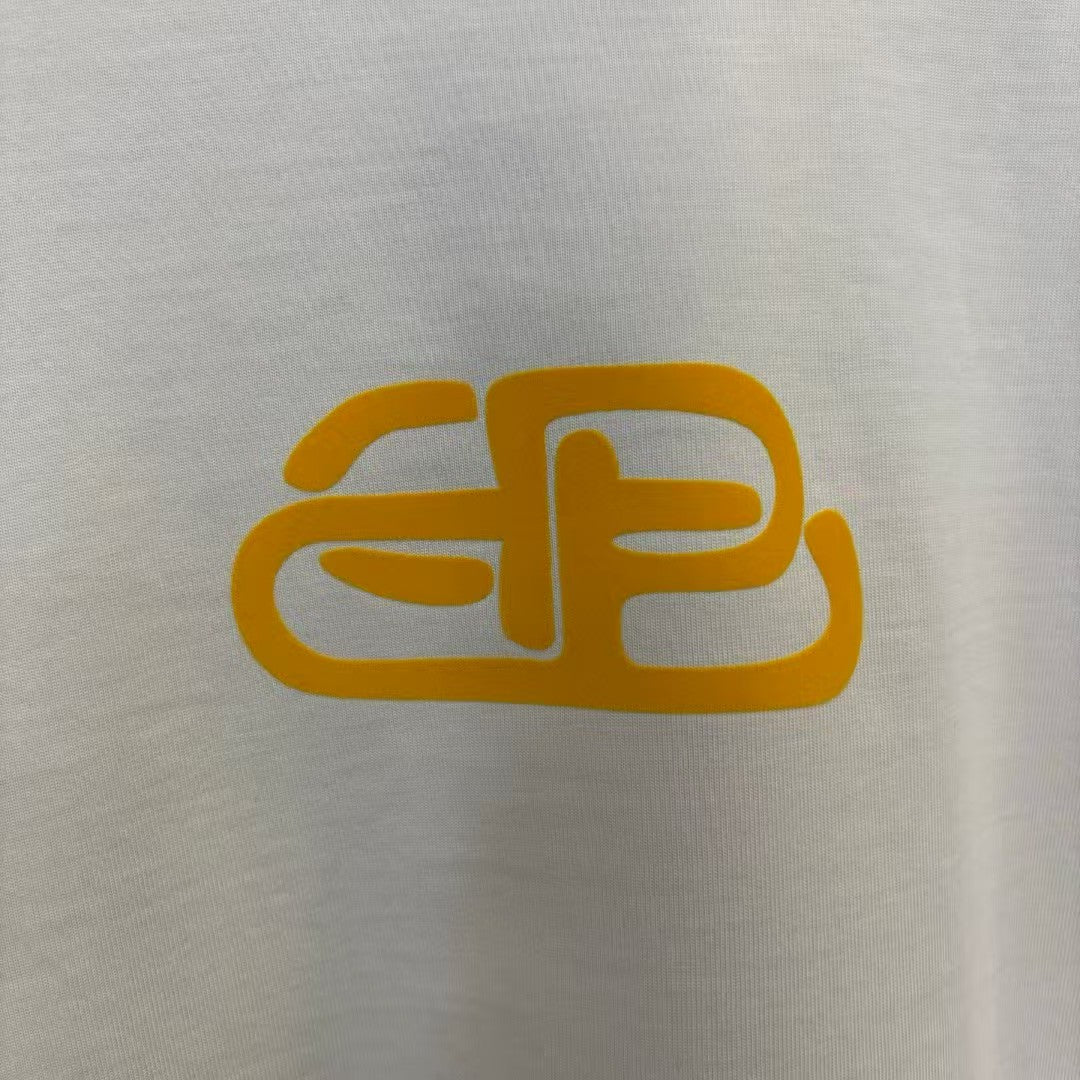 Men's round neck short sleeved T-shirt