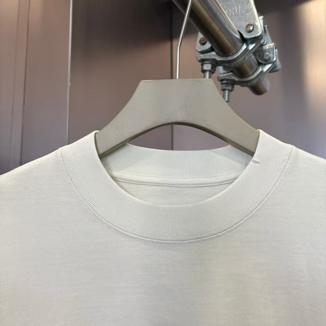Men's round neck short sleeved T-shirt