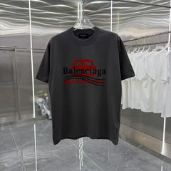 Men's round neck short sleeved T-shirt