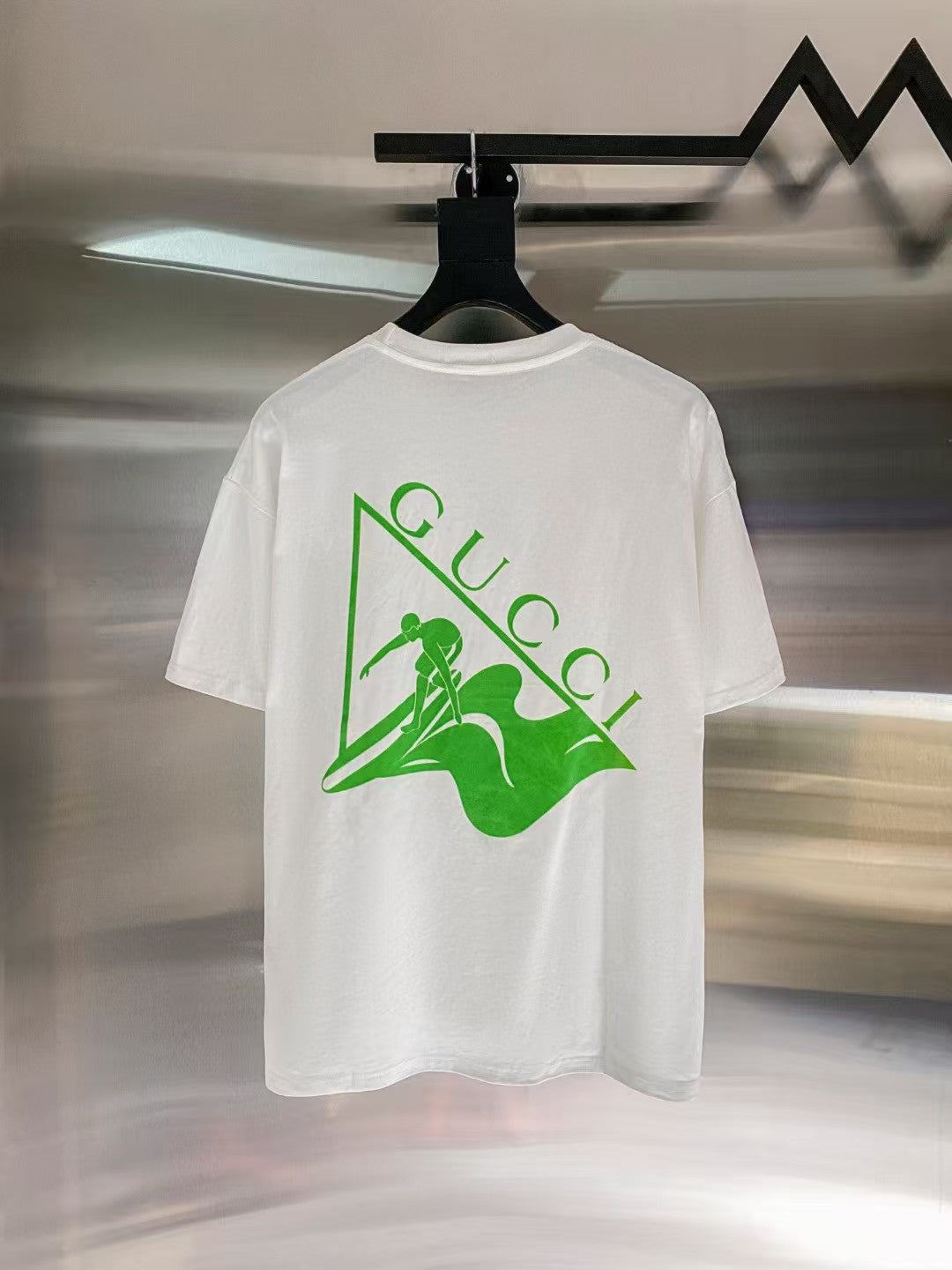 Men's round neck short sleeved T-shirt