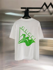 Men's round neck short sleeved T-shirt