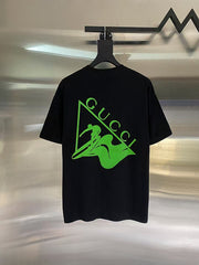 Men's round neck short sleeved T-shirt