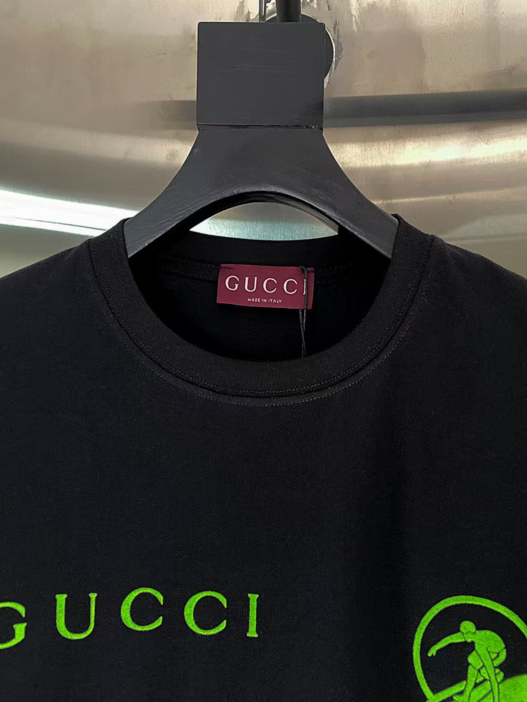 Men's round neck short sleeved T-shirt
