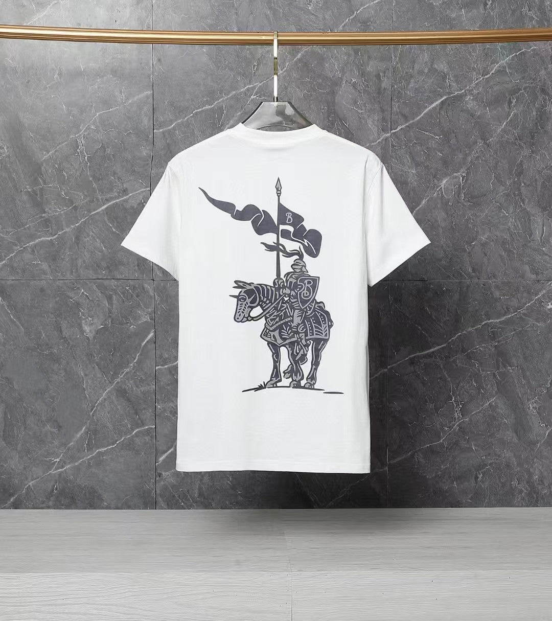 Men's printed short sleeved T-shirt