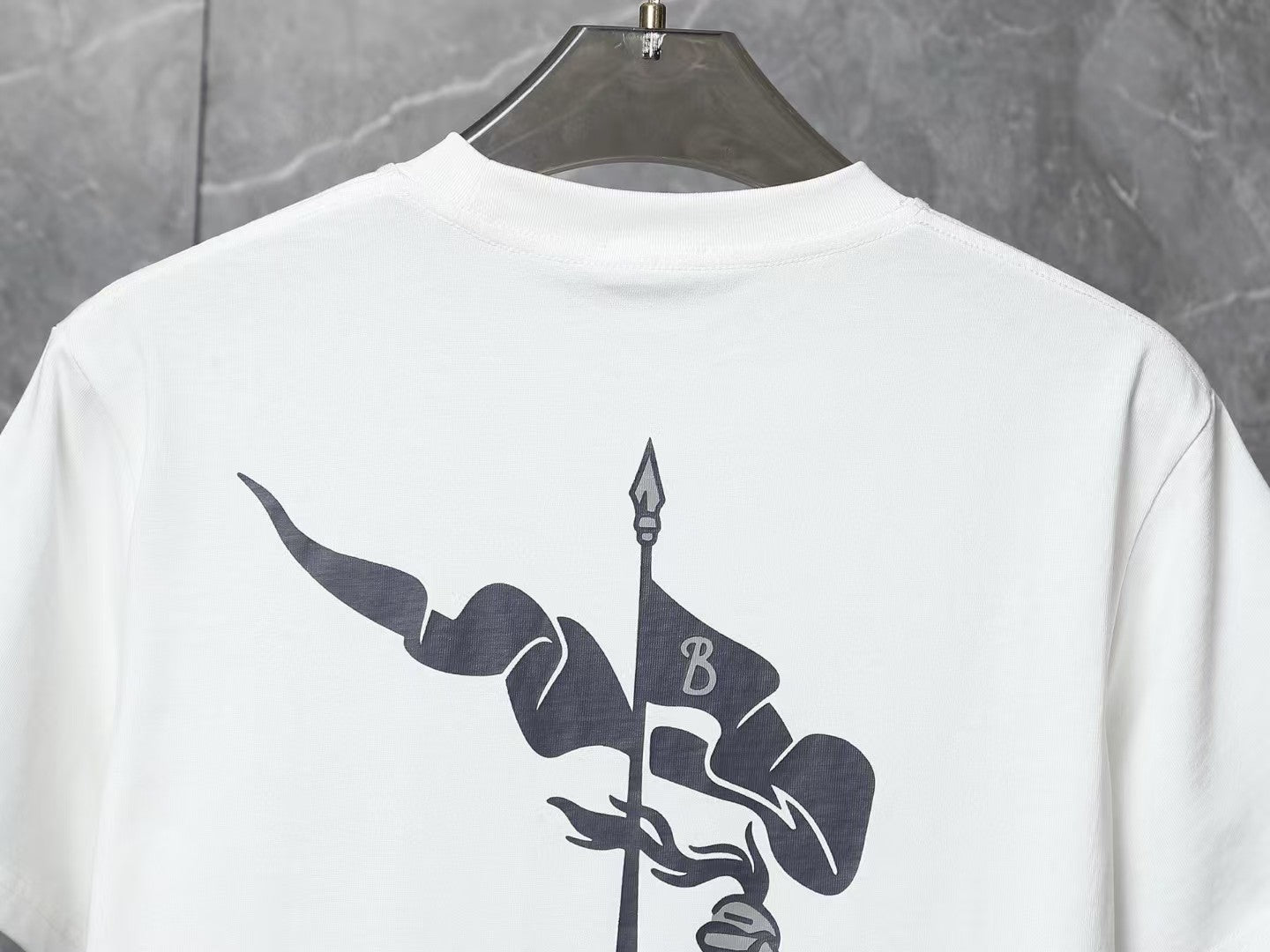 Men's printed short sleeved T-shirt