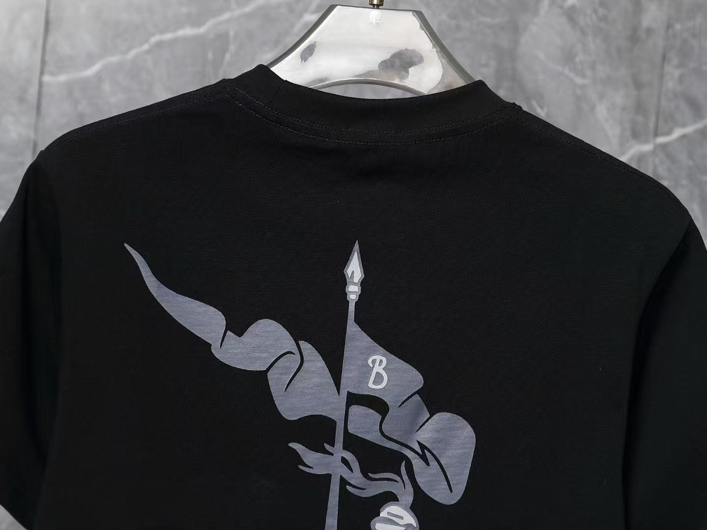 Men's printed short sleeved T-shirt