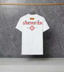 Men's graffiti hand-painted short sleeved T-shirt