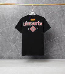 Men's graffiti hand-painted short sleeved T-shirt