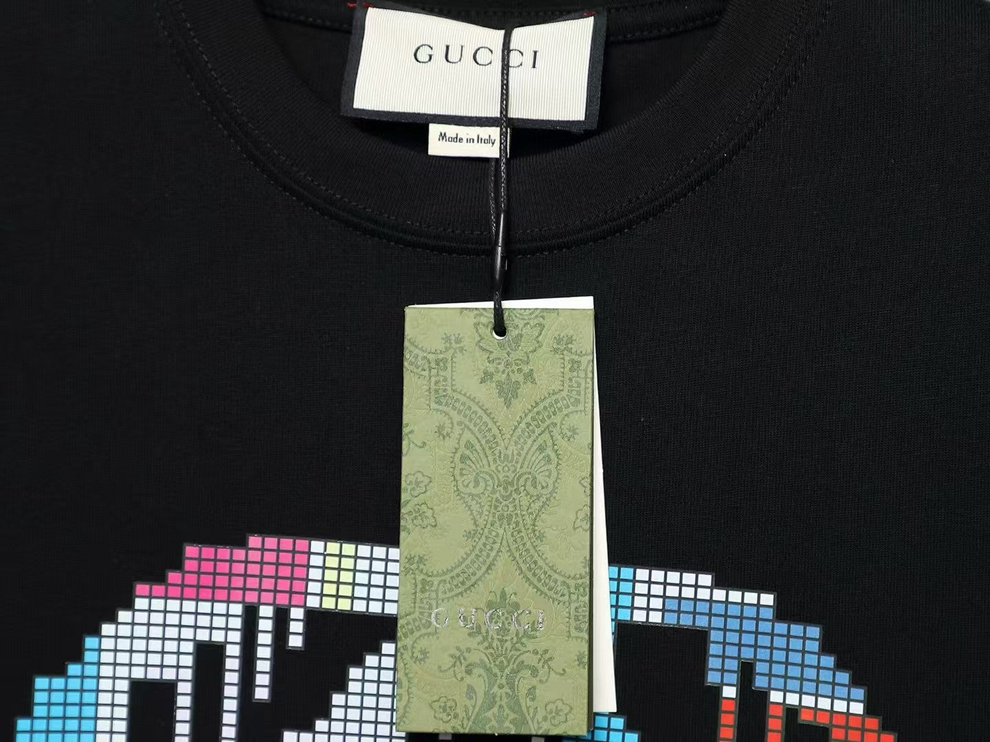 Men's printed round neck short sleeved T-shirt