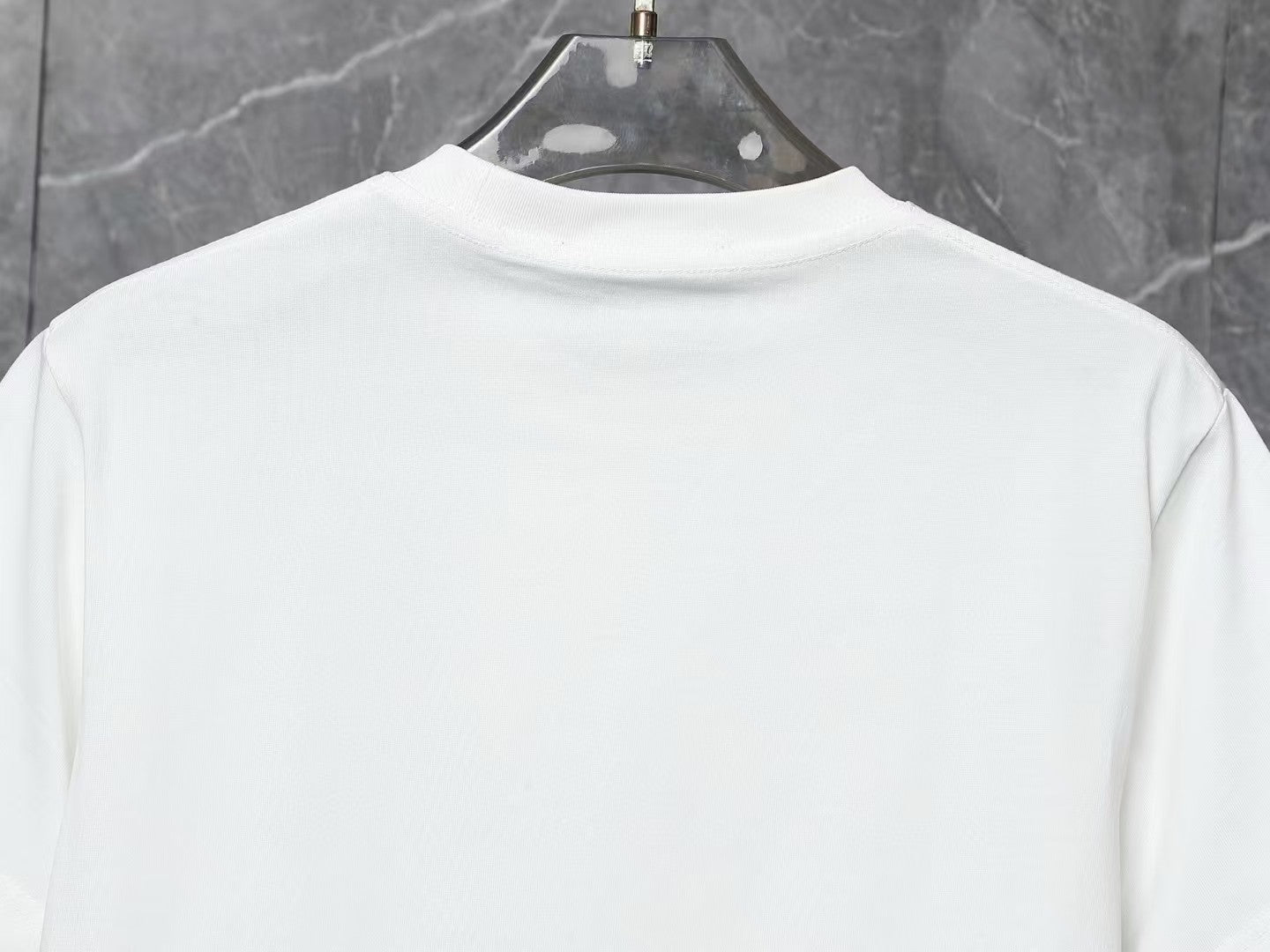 Men's printed round neck short sleeved T-shirt