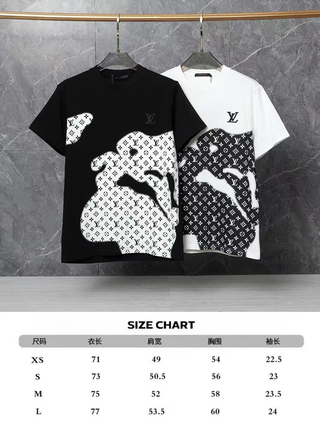 Men's full printed short sleeved T-shirt