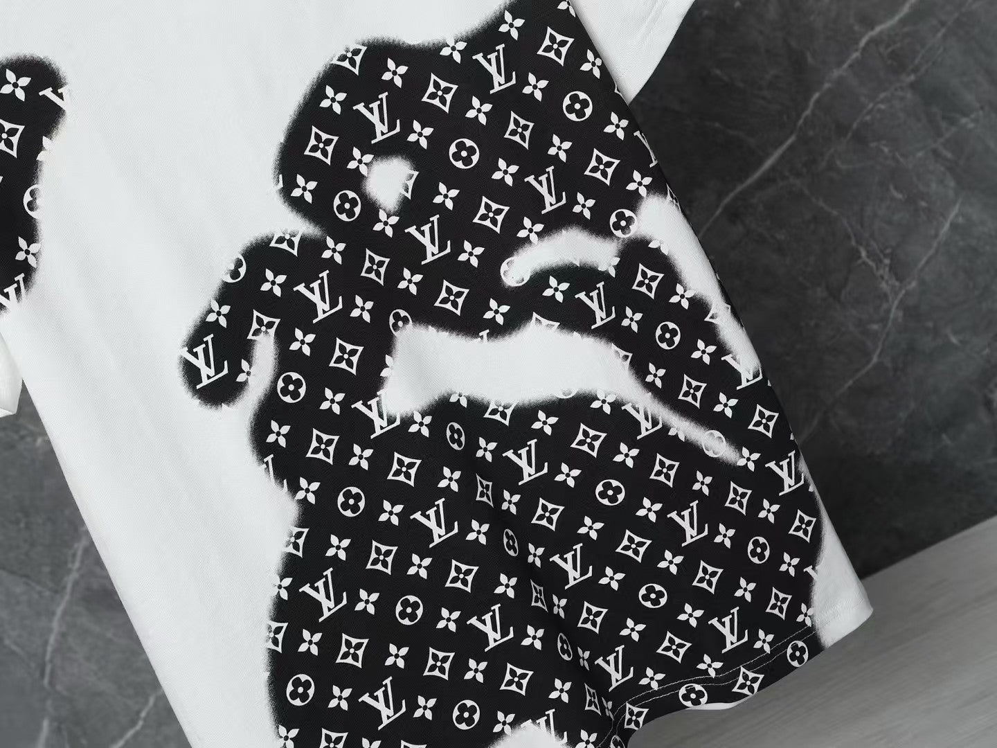 Men's full printed short sleeved T-shirt