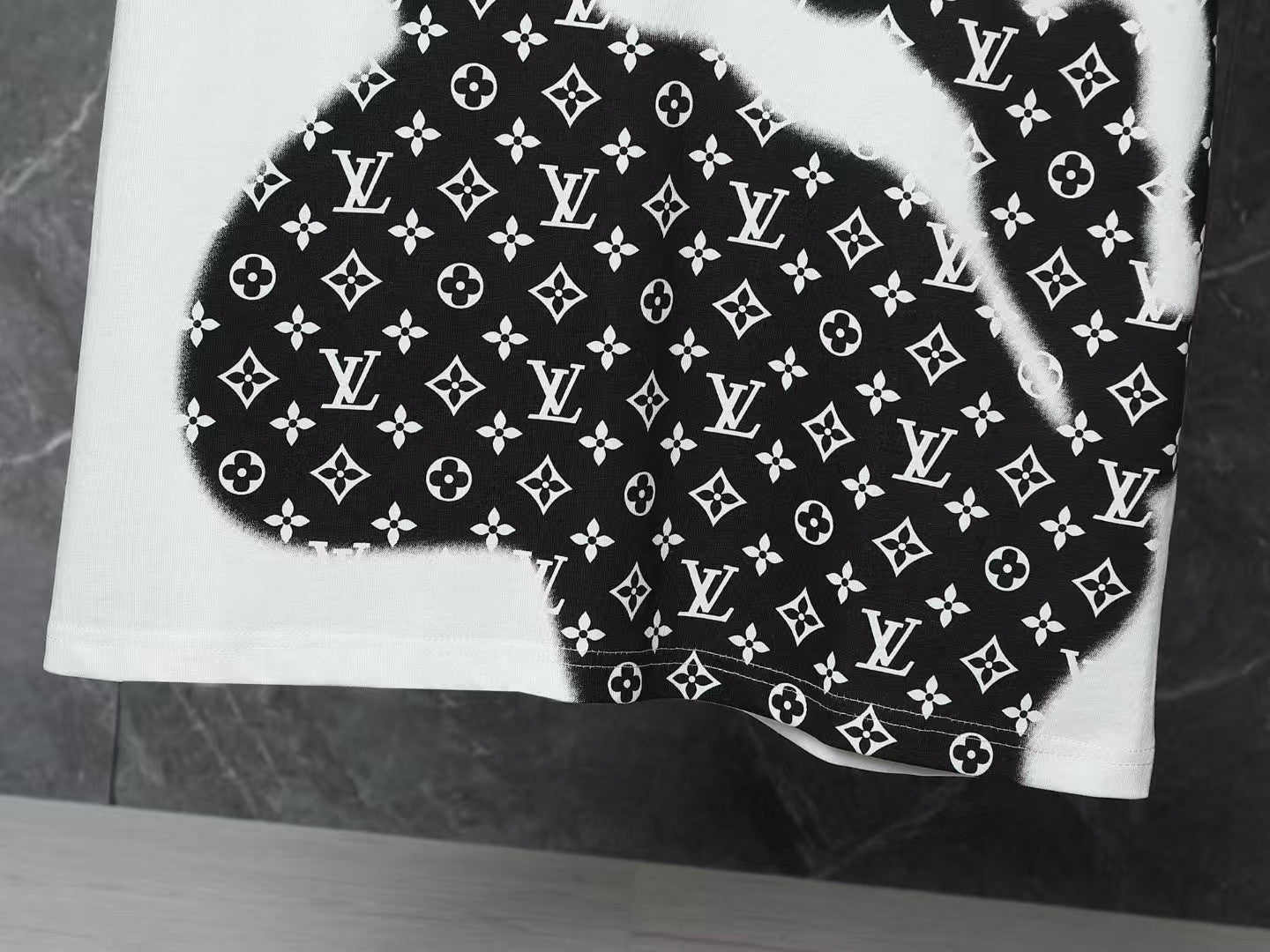 Men's full printed short sleeved T-shirt