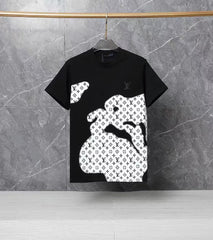 Men's full printed short sleeved T-shirt
