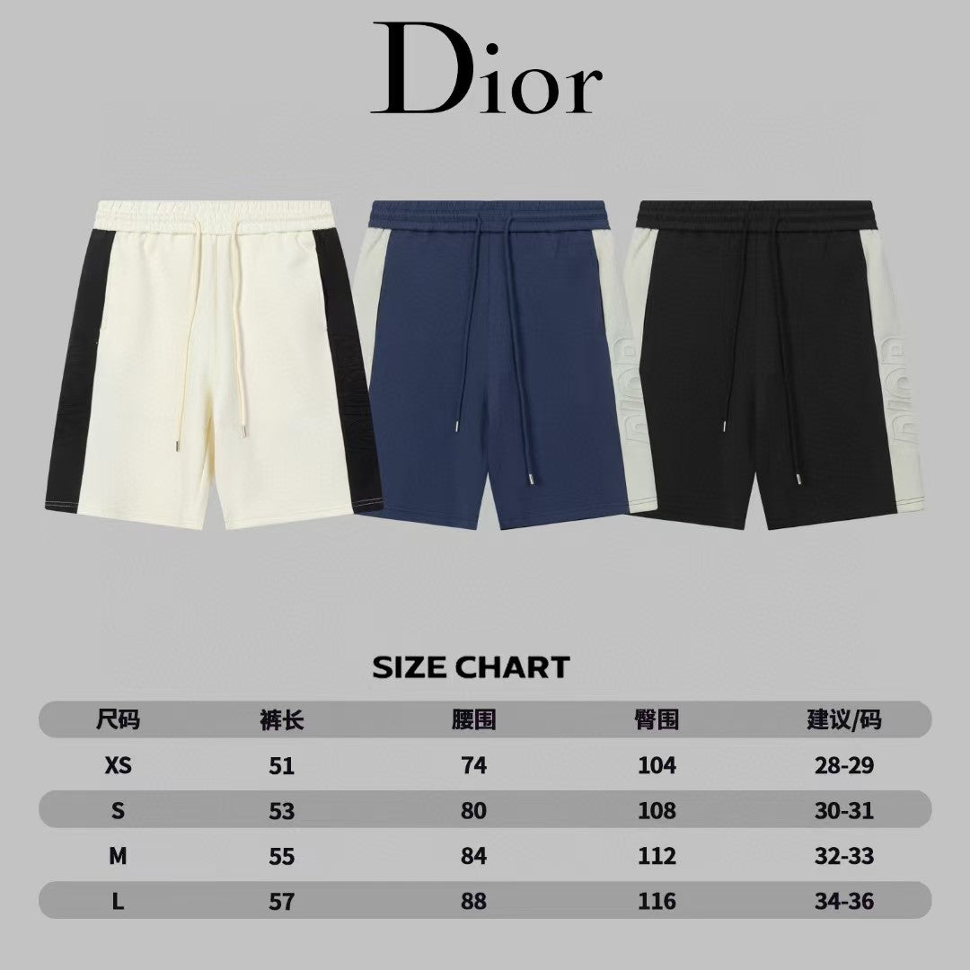 Men's spliced three-dimensional shorts