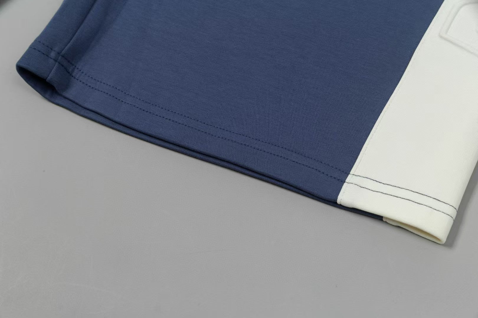 Men's spliced three-dimensional shorts