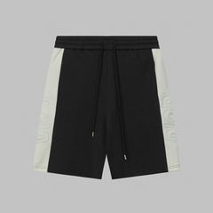 Men's spliced three-dimensional shorts