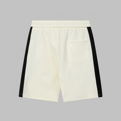 Men's spliced three-dimensional shorts