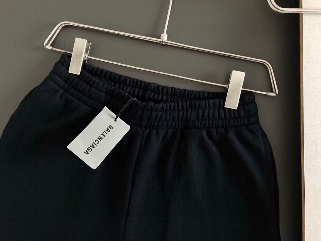 Men's embroidered pure cotton casual pants