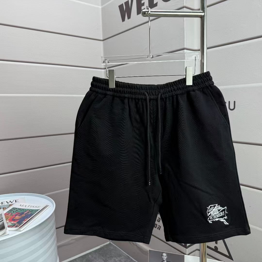 Men's embroidered looped shorts