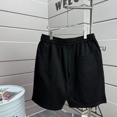 Men's embroidered looped shorts
