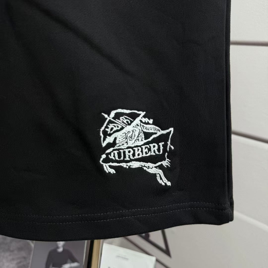 Men's embroidered looped shorts