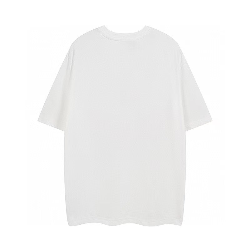 Men's printed round neck short sleeved T-shirt