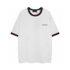 Men's round neck short sleeved T-shirt