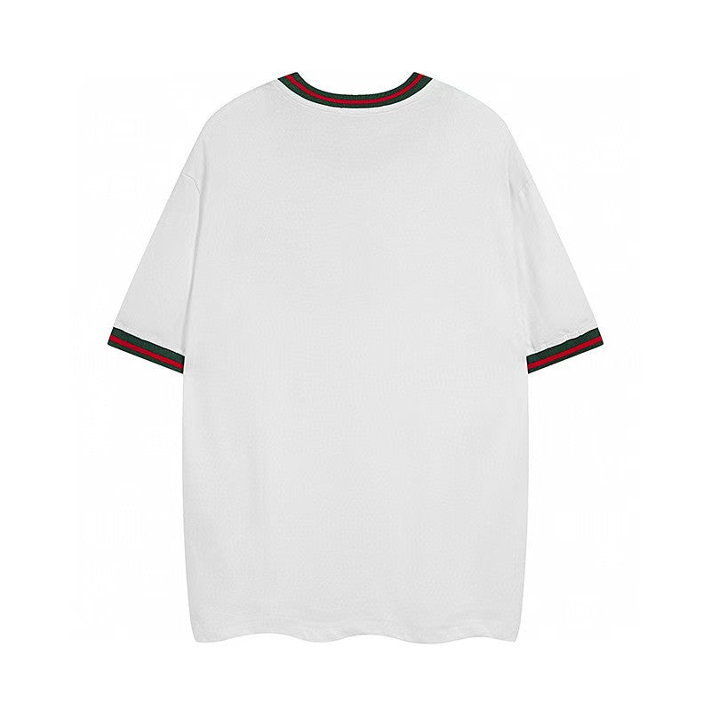 Men's round neck short sleeved T-shirt
