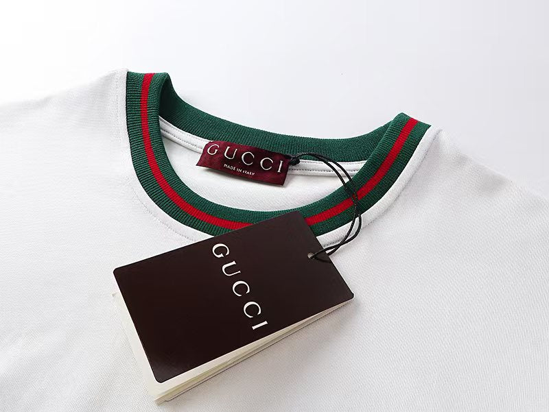 Men's round neck short sleeved T-shirt