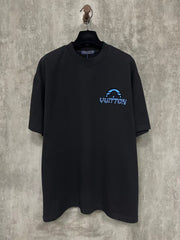 Men's printed round neck short sleeved T-shirt