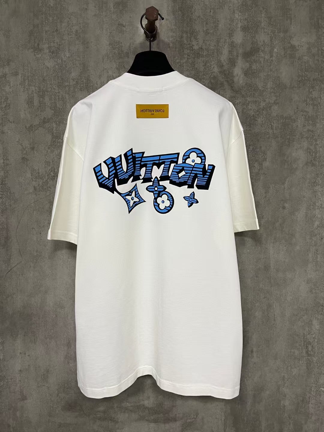 Men's printed round neck short sleeved T-shirt