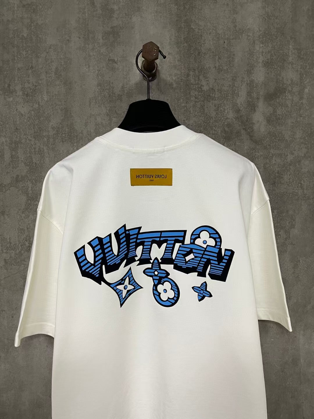 Men's printed round neck short sleeved T-shirt