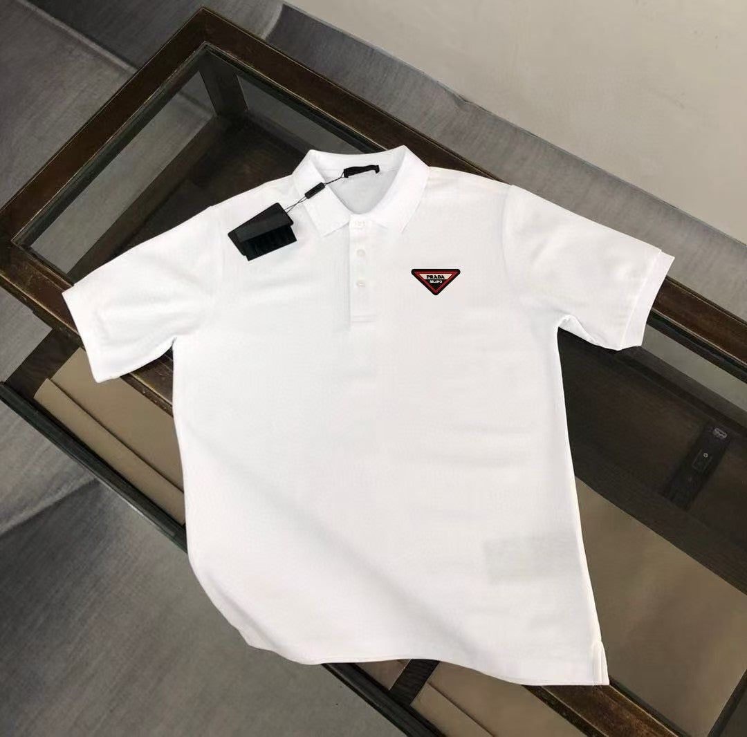 Men's collar short sleeved T-shirt