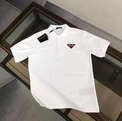 Men's collar short sleeved T-shirt