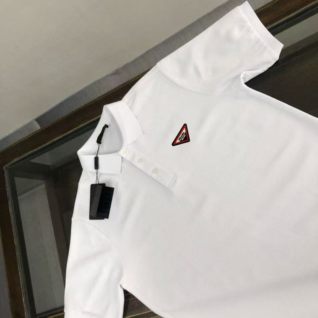 Men's collar short sleeved T-shirt